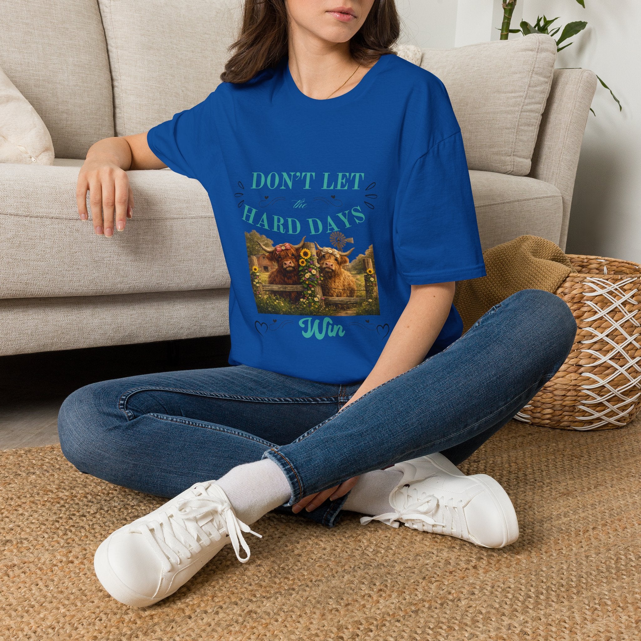 Don't Let the Hard Days Win T-Shirt — Inspirational Positive Vibes Tee