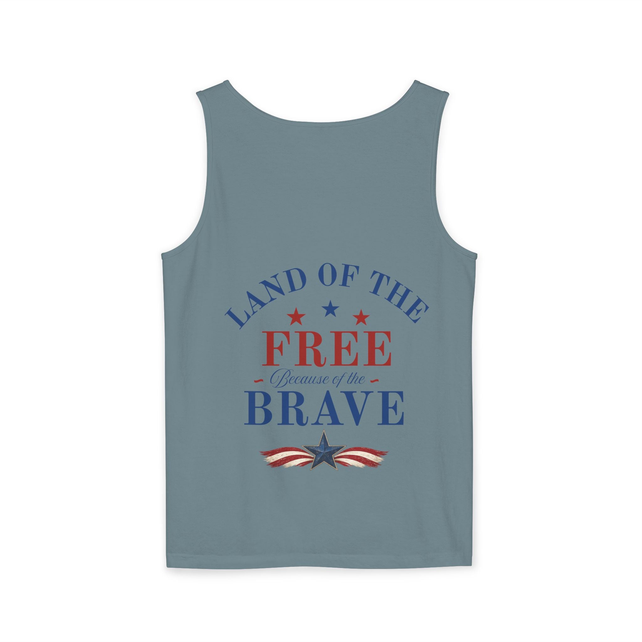 Patriotic Tank Top – "Red, White and Country" Vintage Truck | "Land of the Free" 4th of July Tank