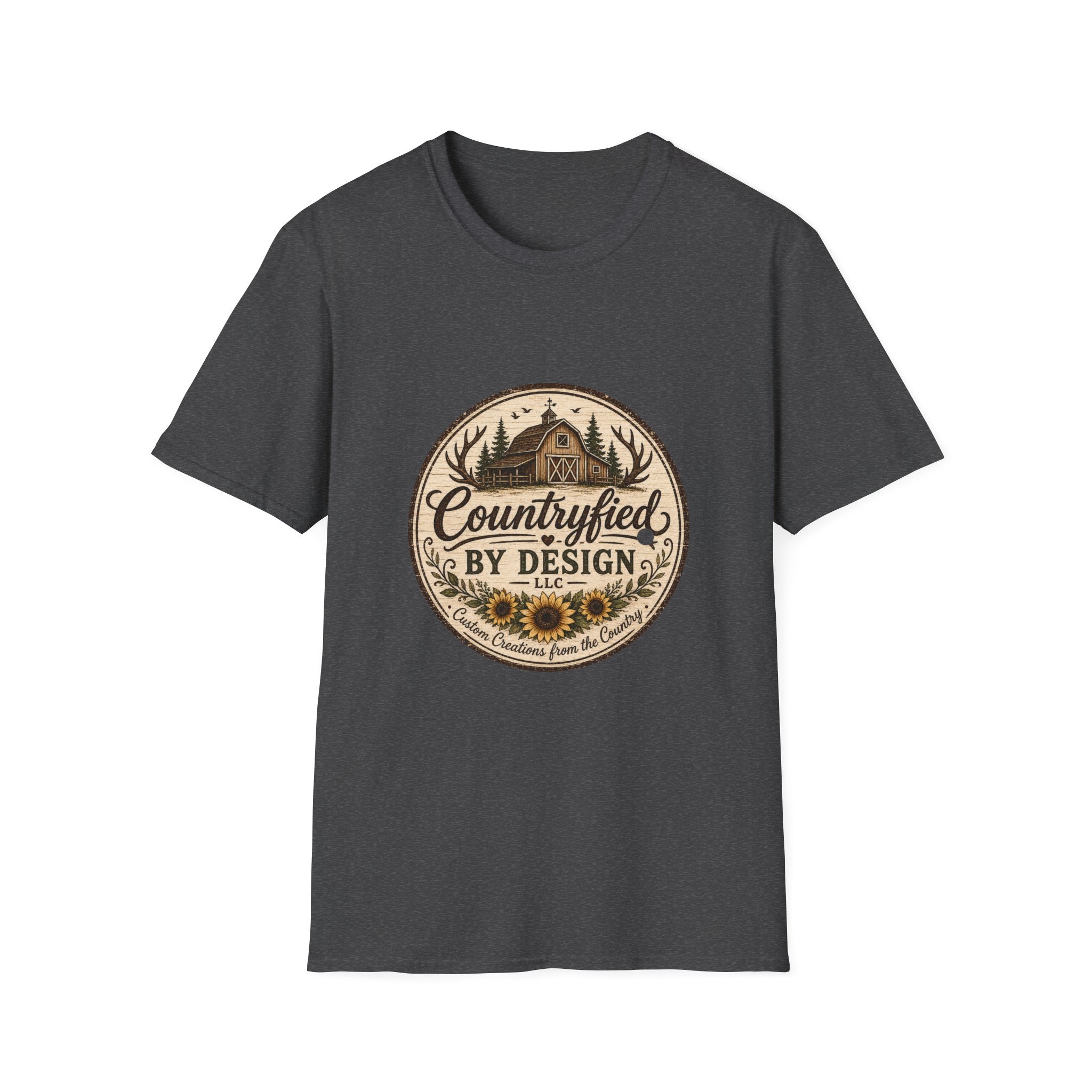 Countryfied T-Shirt — Vintage Sunflower Farm Design