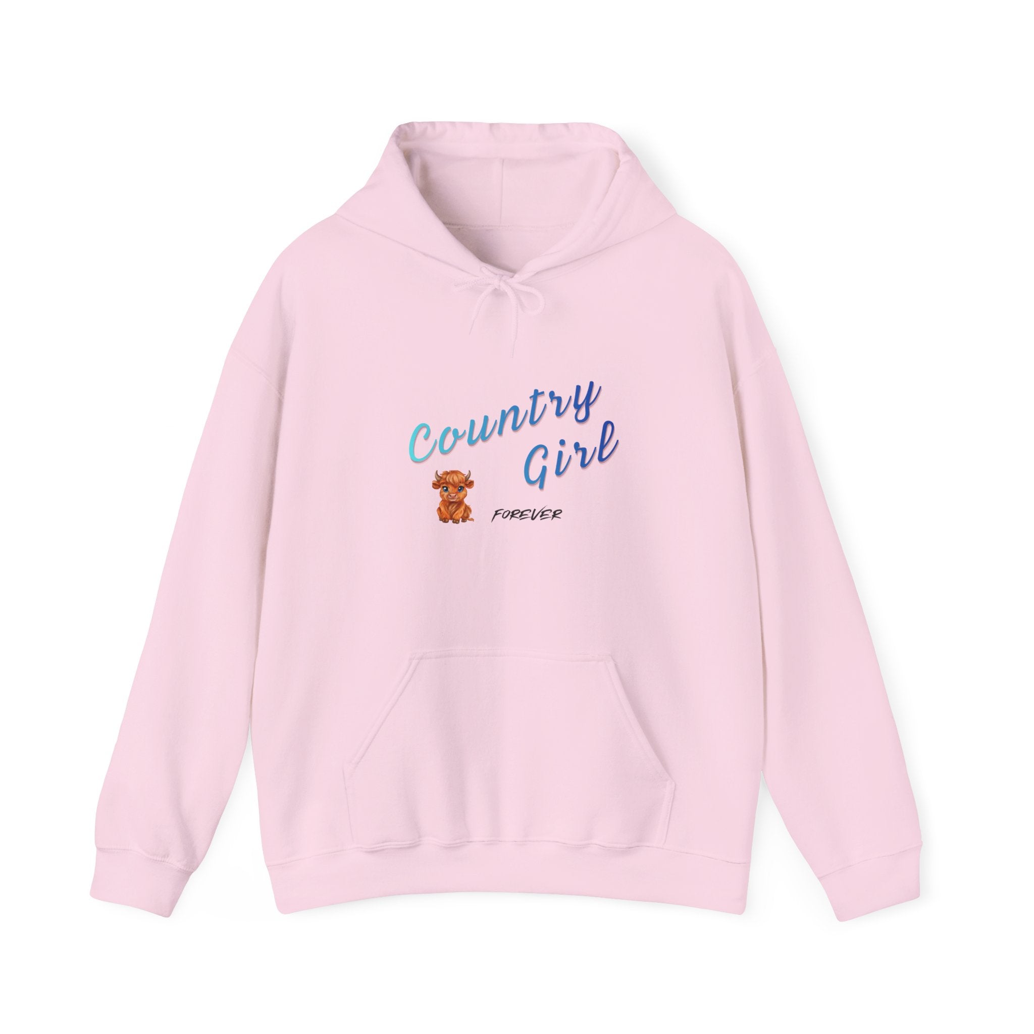 Country Girl Hoodie – Cute Teddy Graphic Pullover for Women & Teens