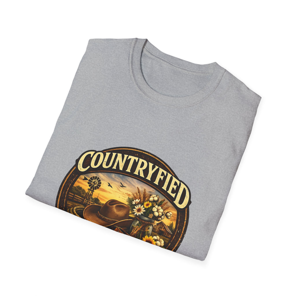 Countryfied T-Shirt — Vintage Sunflower Farm Design
