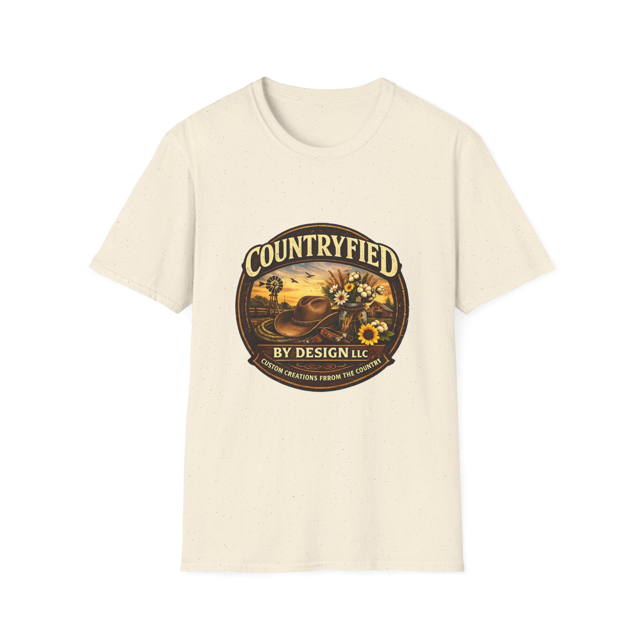 Countryfied T-Shirt — Vintage Sunflower Farm Design
