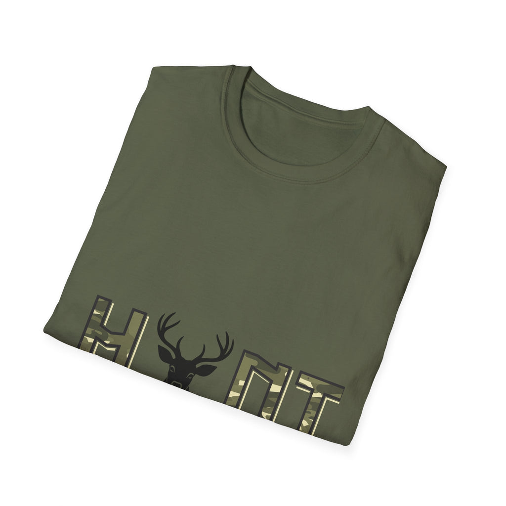 Hunt Deer Head Camo T-Shirt