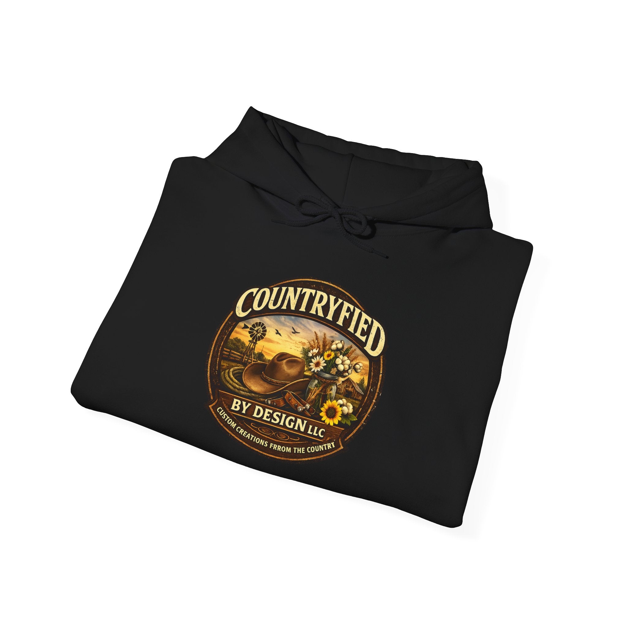 Countryfied Vintage Sunflower Hoodie