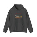 Hoodie — 'Me... walking my cow' Cute Cow Illustration Pullover-girl