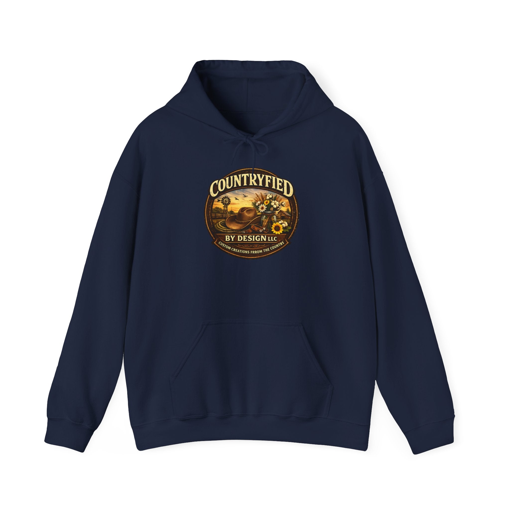 Countryfied Vintage Sunflower Hoodie